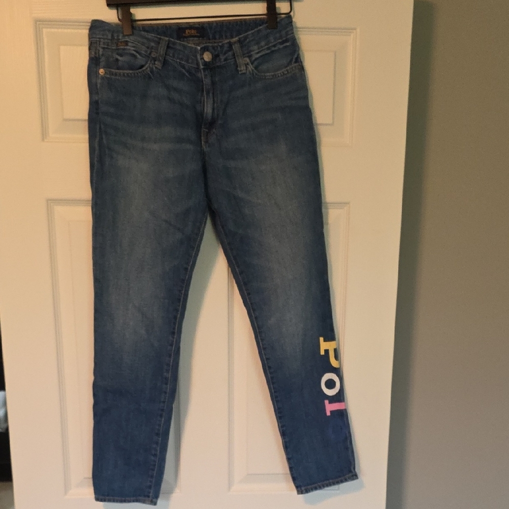Polo by Ralph Lauren Girls Straight Leg Blue Jeans